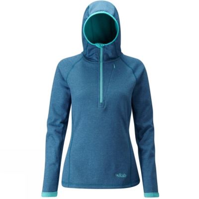 Sudadera Con Capucha Rab Nucleus Mujer - Azules - Chile IDW430527